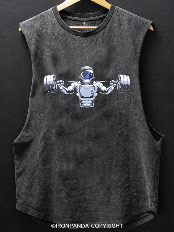 astronaut workout SCOOP BOTTOM COTTON TANK