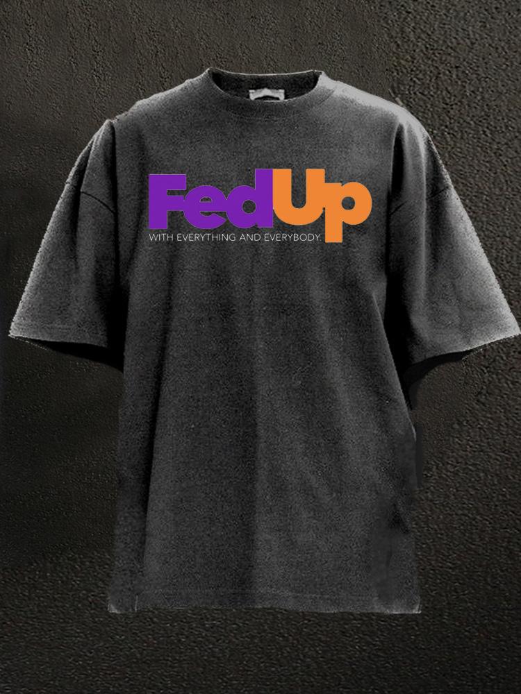 FedUp Washed Gym Shirt