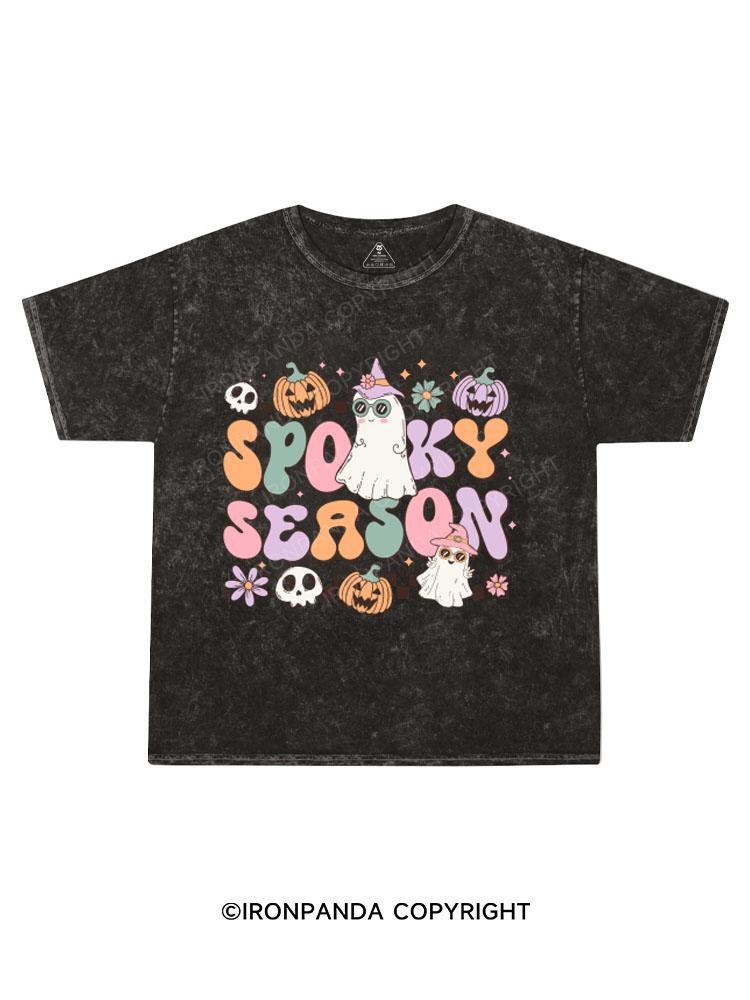 Spooky Season Kids Washed T-Shirt