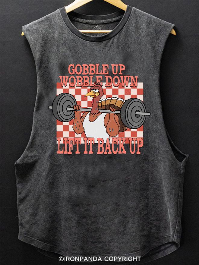 Gobble Up, Wobble Down, Lift It Back Up! SCOOP BOTTOM COTTON TANK