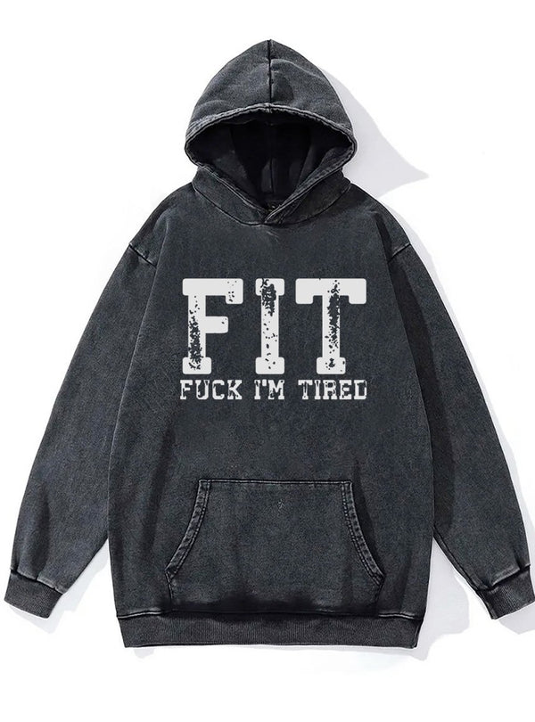 FIT Washed Gym Hoodie