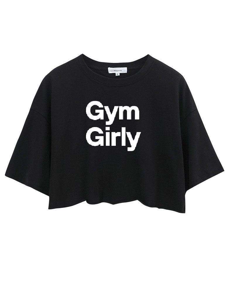 Gym Girly Crop Tops