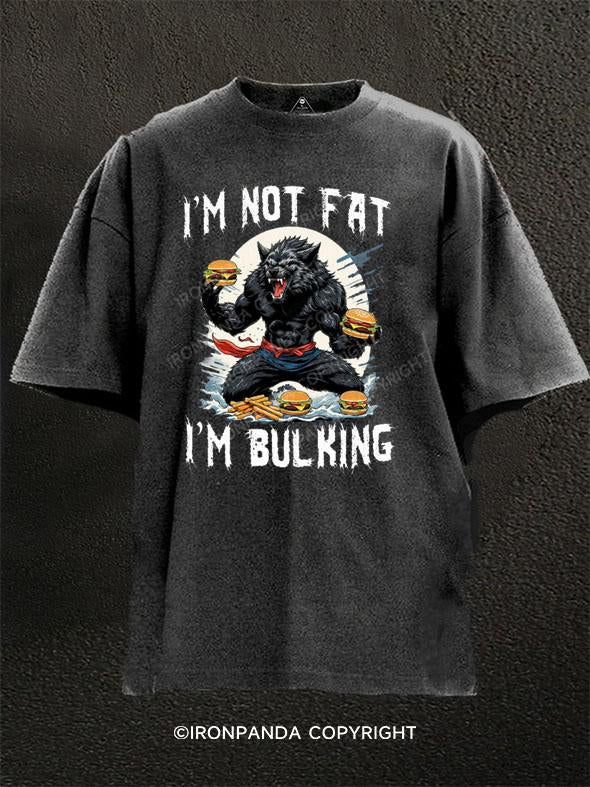 I'm Bulking Washed Gym Shirt