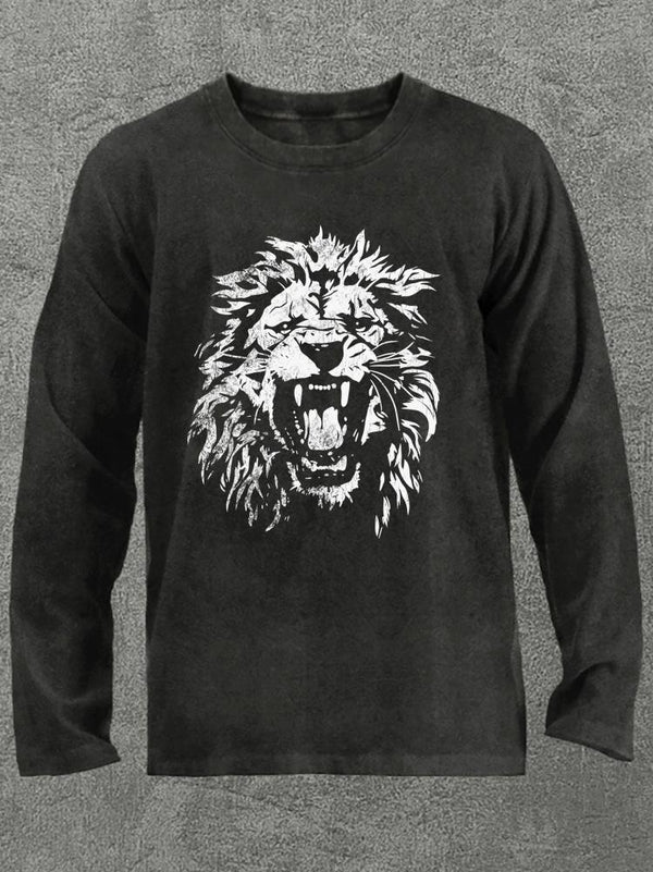 Roaring Lion Washed Gym Long Sleeve Shirt