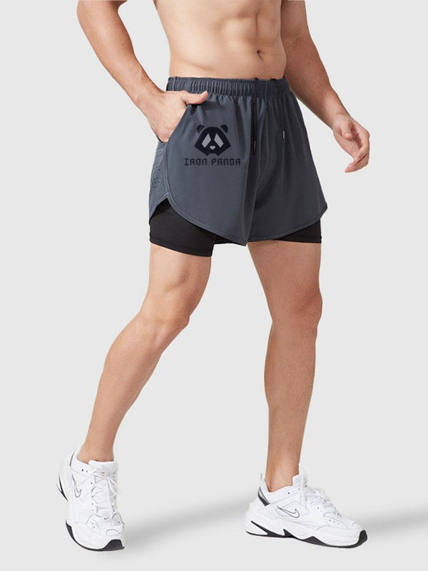 Ironpanda Brand Quick Dry Pocket Workout Shorts