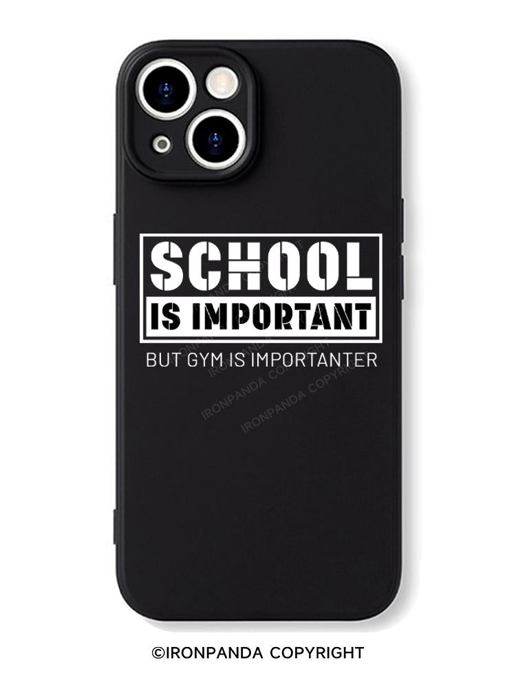 SCHOOL IS IMPORTANT iPhone Case