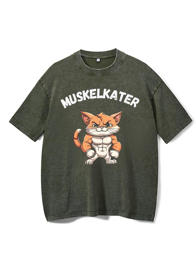 Sore muscles Washed Gym Shirt