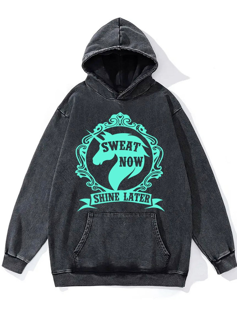 Sweat Now Shine Later Washed Gym Hoodie