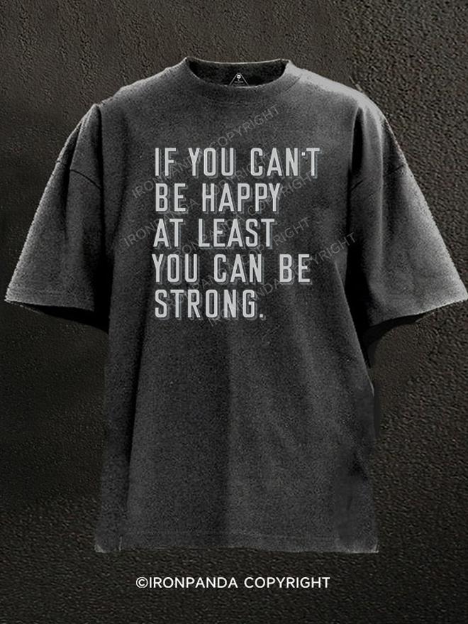 HAPPINESS in STRENGTH Washed Gym Shirt