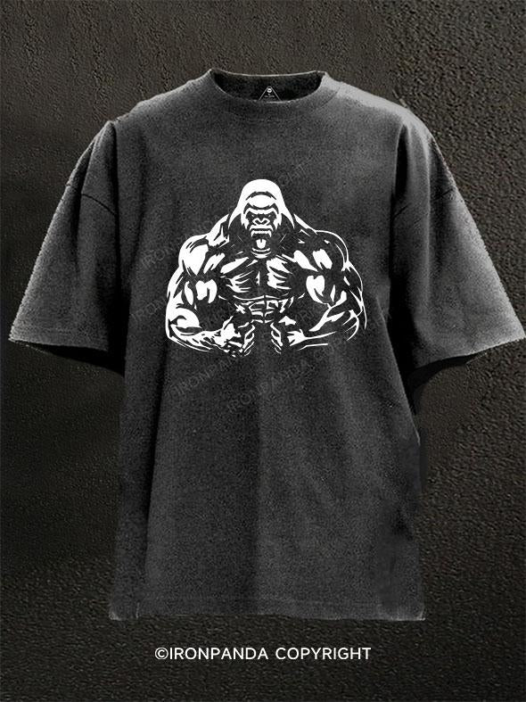 muscle Gorilla Washed Gym Shirt