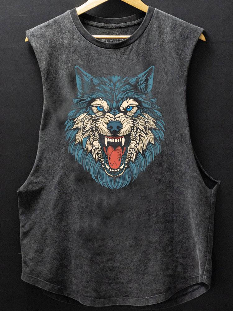 WOLF HEAD BOTTOM COTTON TANK