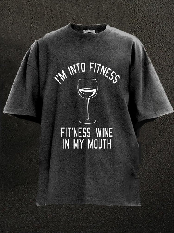 Fitness Winer Washed Gym Shirt