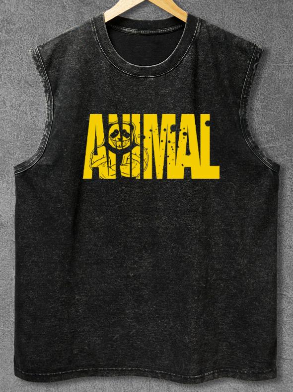 animal Washed Gym Tank