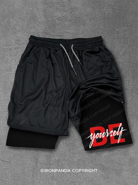 Be Yourself Performance Training Shorts