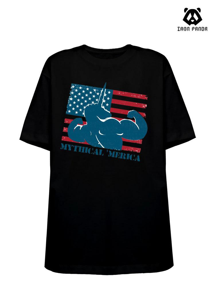 unicorn Loose fit cotton  Gym T-shirt