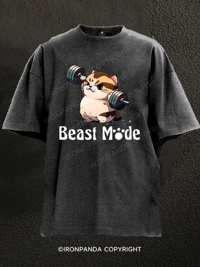 BEST MODE CAT Washed Gym Shirt