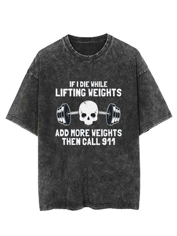 Add More Weights Vintage Gym Shirt