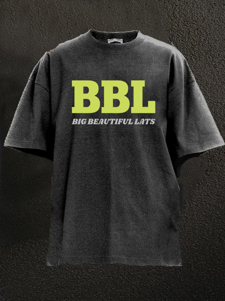 Big Beautiful Lats Washed Gym Shirt