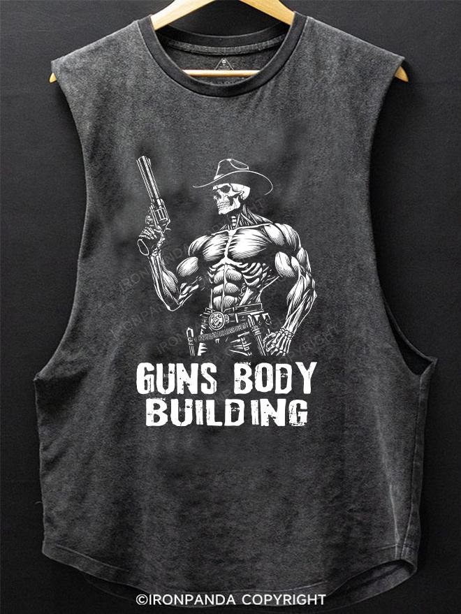 guns body builing SCOOP BOTTOM COTTON TANK
