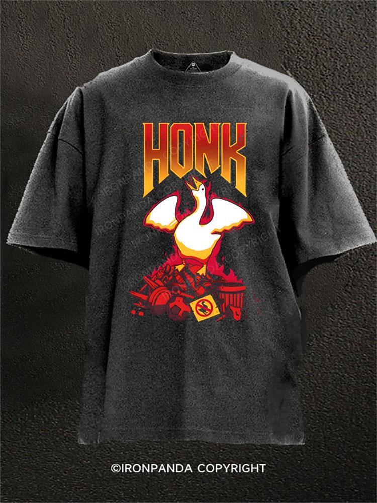Honk Goose Washed Gym Shirt