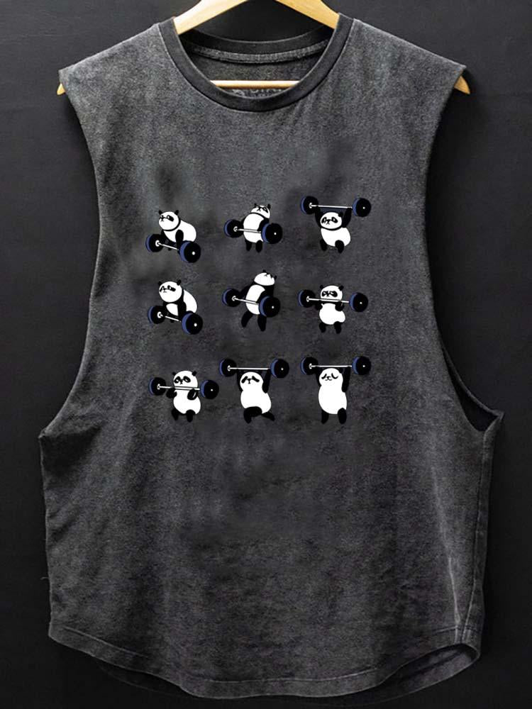 Olympic Lifting Panda SCOOP BOTTOM COTTON TANK