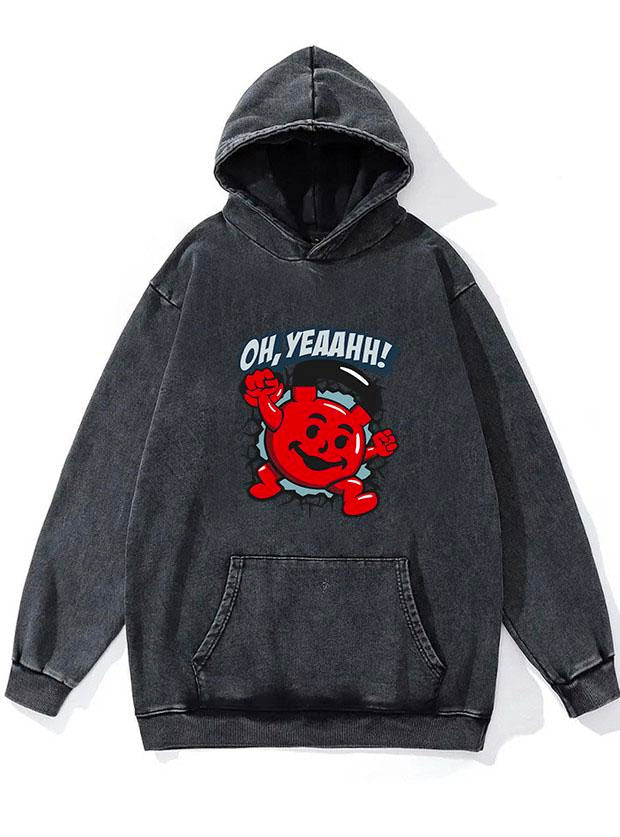KETTLEBELL MAN WASHED GYM HOODIE