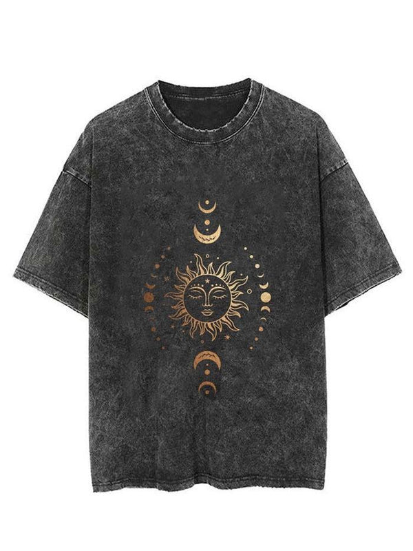 Sun And Moon Vintage Gym Shirt