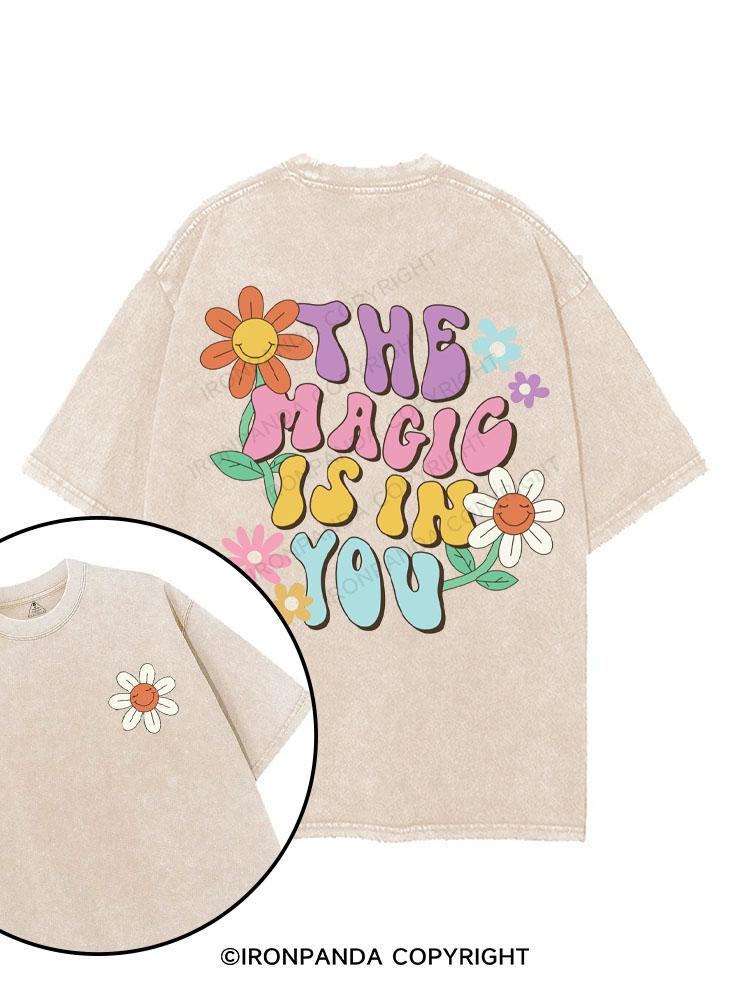The magic is in you printed Gym Shirt