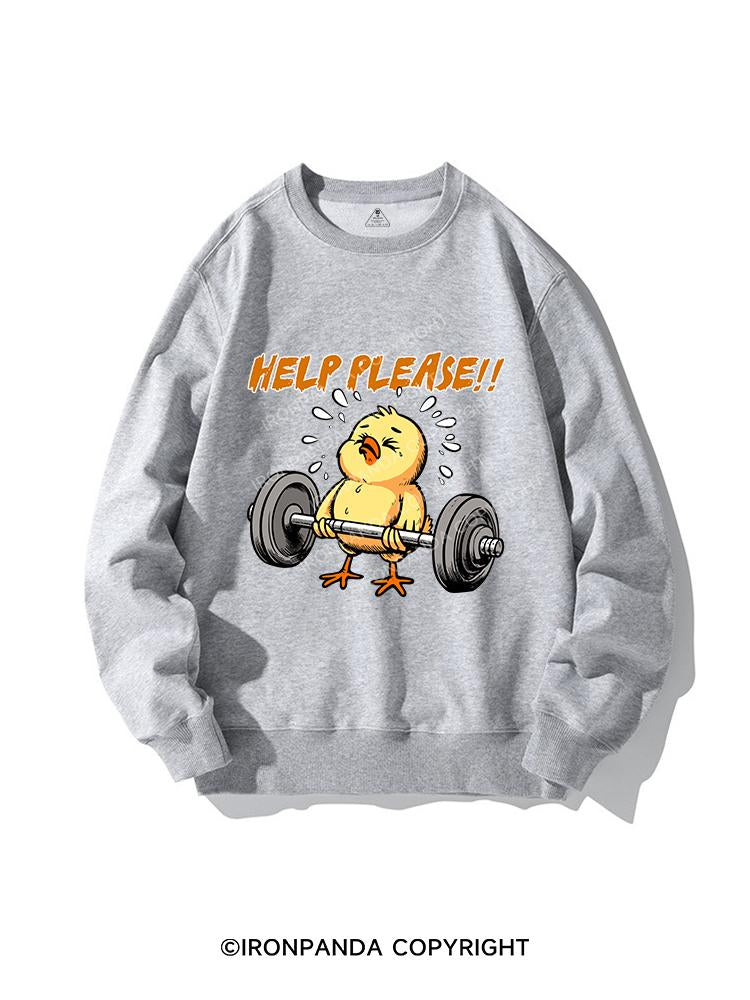 HELP PLEASE CHICK CREWNECK Sweatshirt