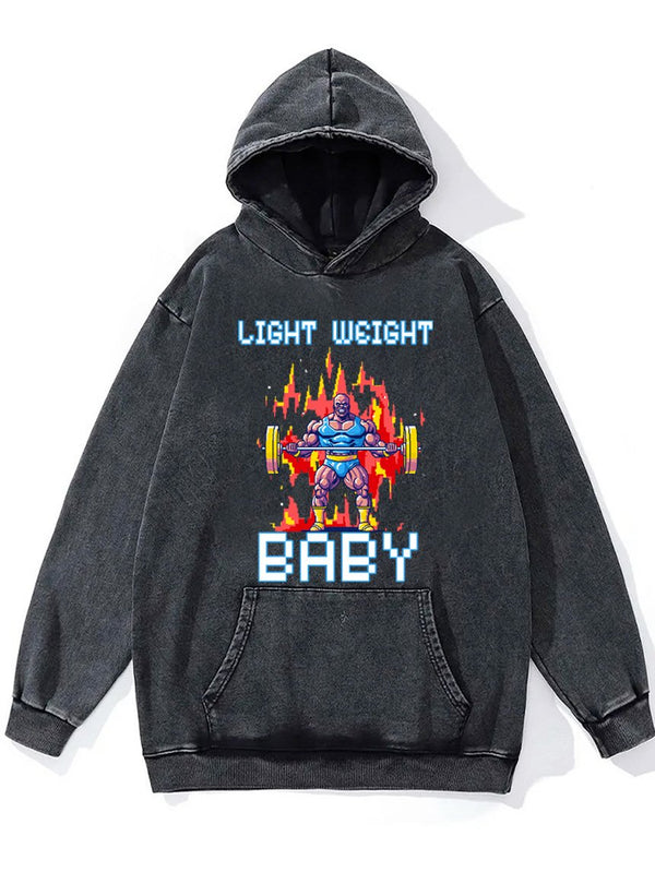light weight baby Washed Gym Hoodie