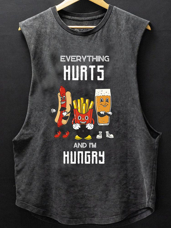 Food Everything Hurts SCOOP BOTTOM COTTON TANK