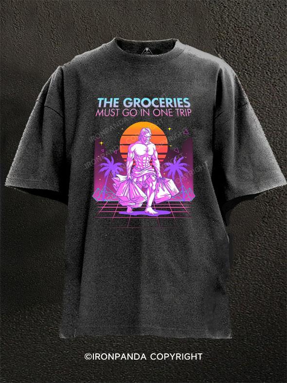 The Groceries Washed Gym Shirt