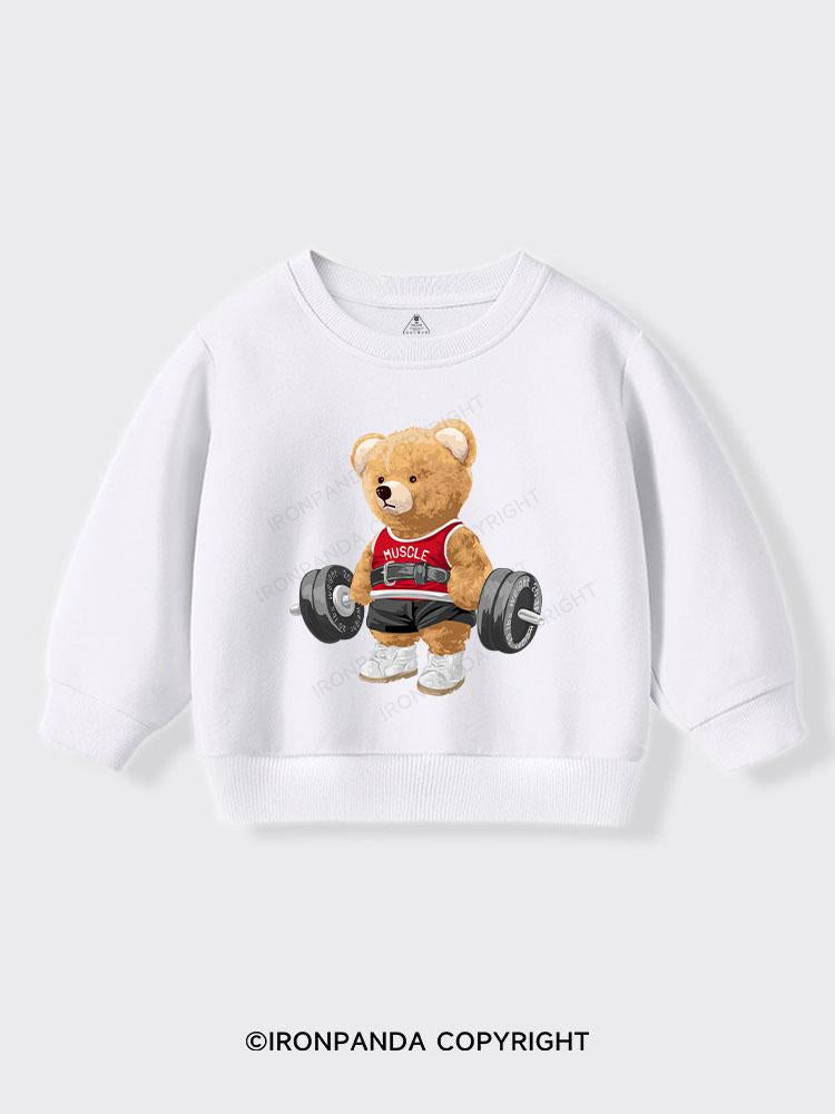 EXERCISE BEAR Kids Sports Sweatshirt