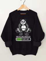 Installing Muscle Panda Vintage Gym Sweatshirt