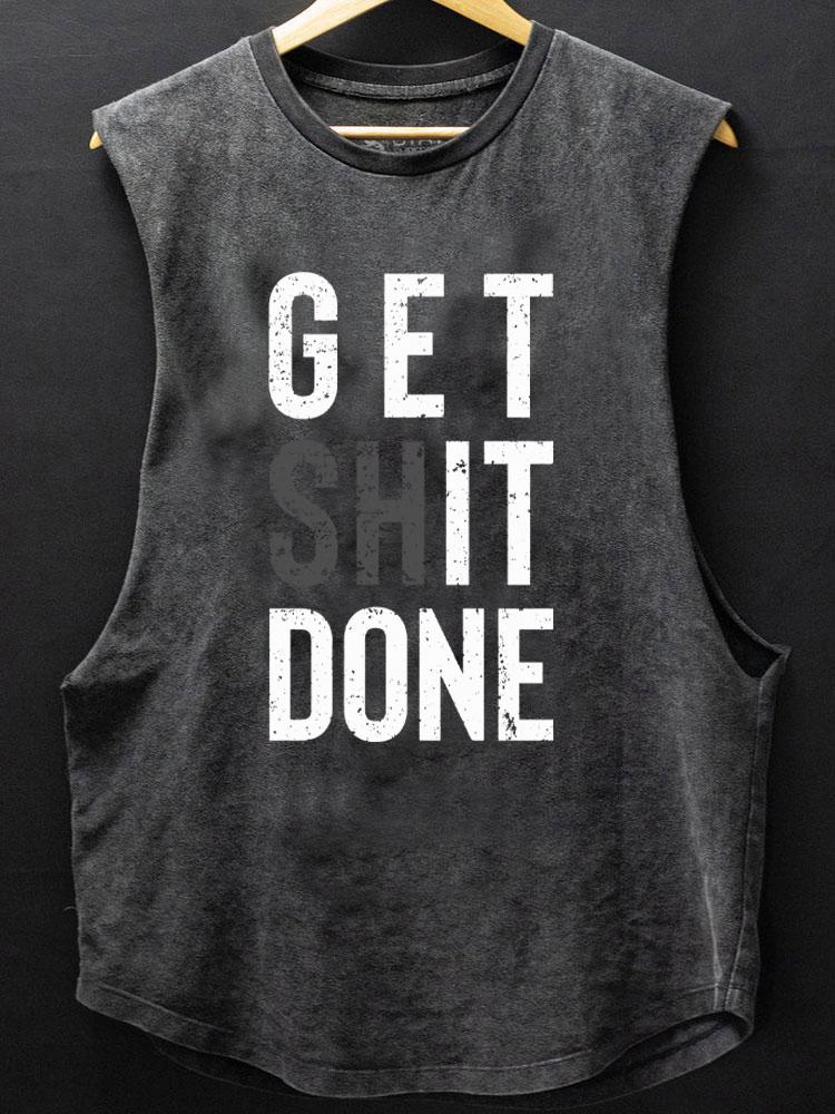 get it done SCOOP BOTTOM COTTON TANK