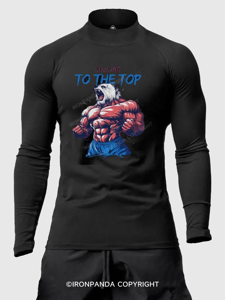 Roaring to the Top Men's Fitted Mock