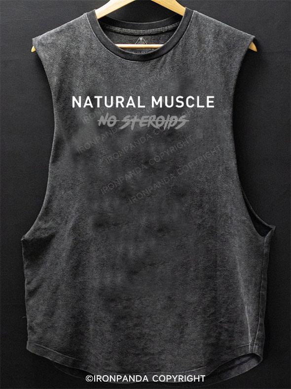 Natural Muscle No Steroids SCOOP BOTTOM COTTON TANK