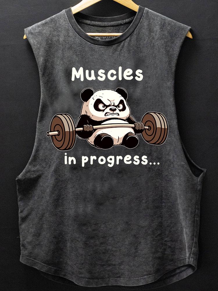 MUSCLES IN PROGRESS BOTTOM COTTON TANK