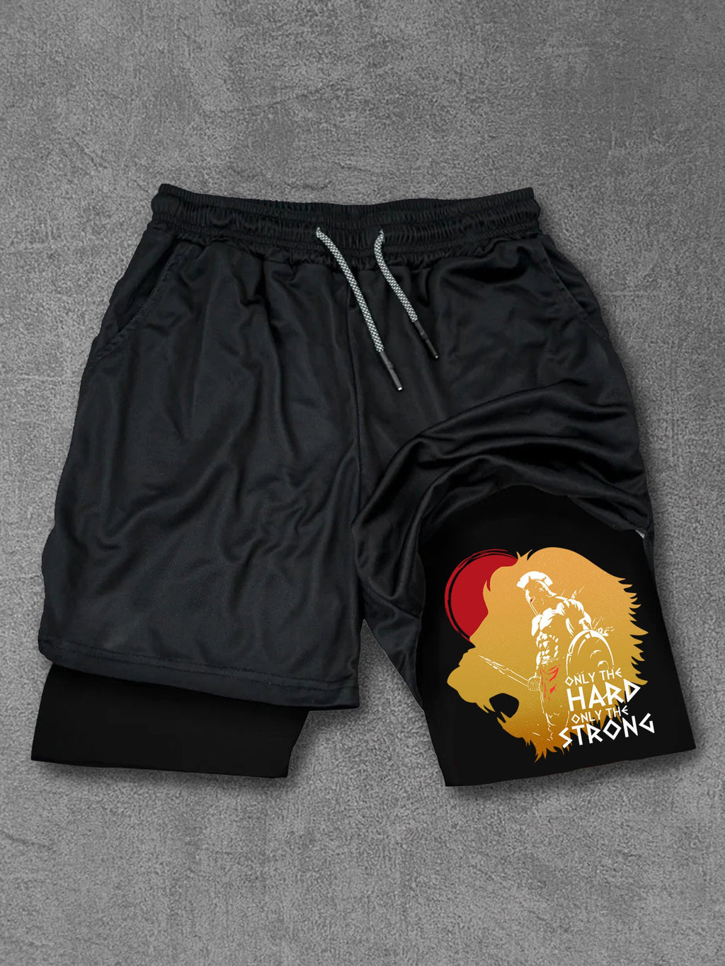only the hard only the strong Performance Training Shorts