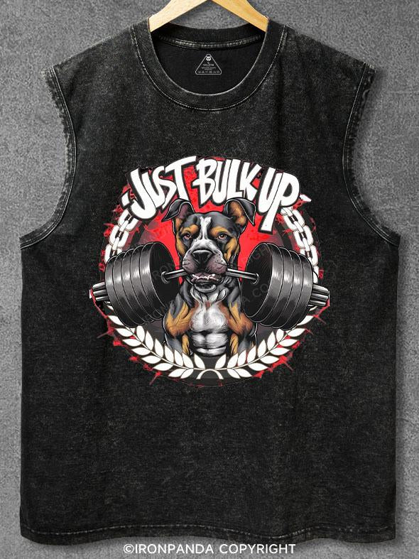 Just Bulk Up Washed Gym Tank