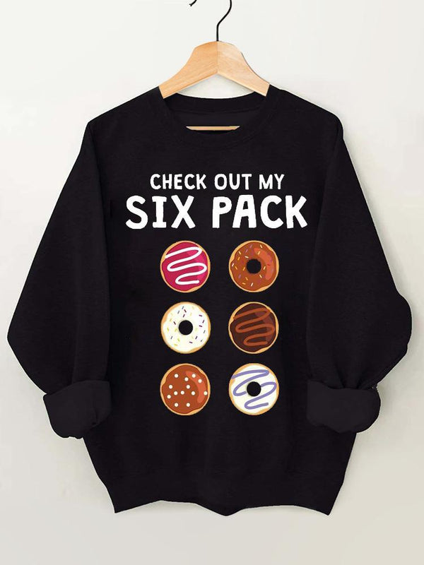 Check Out My Six Pack Vintage Gym Sweatshirt
