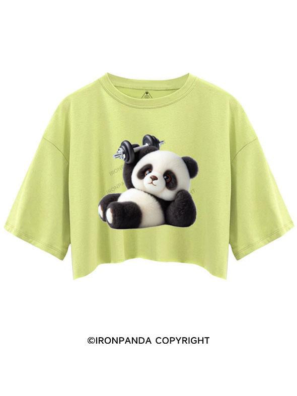PANDA ONE-ARM LIFTING  CROP TOPS