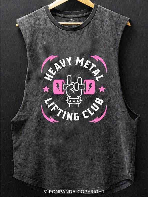 HEAVY METAL LIFTING CLUB SCOOP BOTTOM COTTON TANK