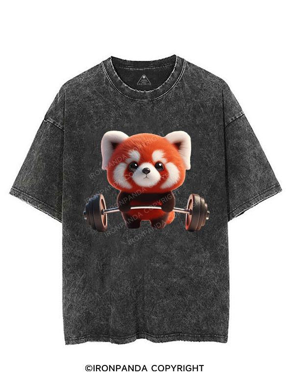 LIFTIN' RED PANDA VINTAGE GYM SHIRT