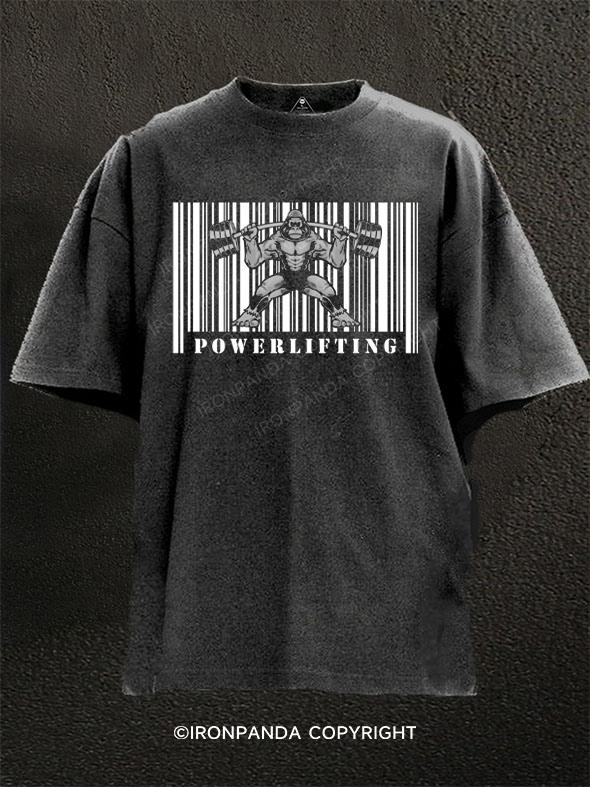 gorilla Powerlifting  Washed Gym Shirt