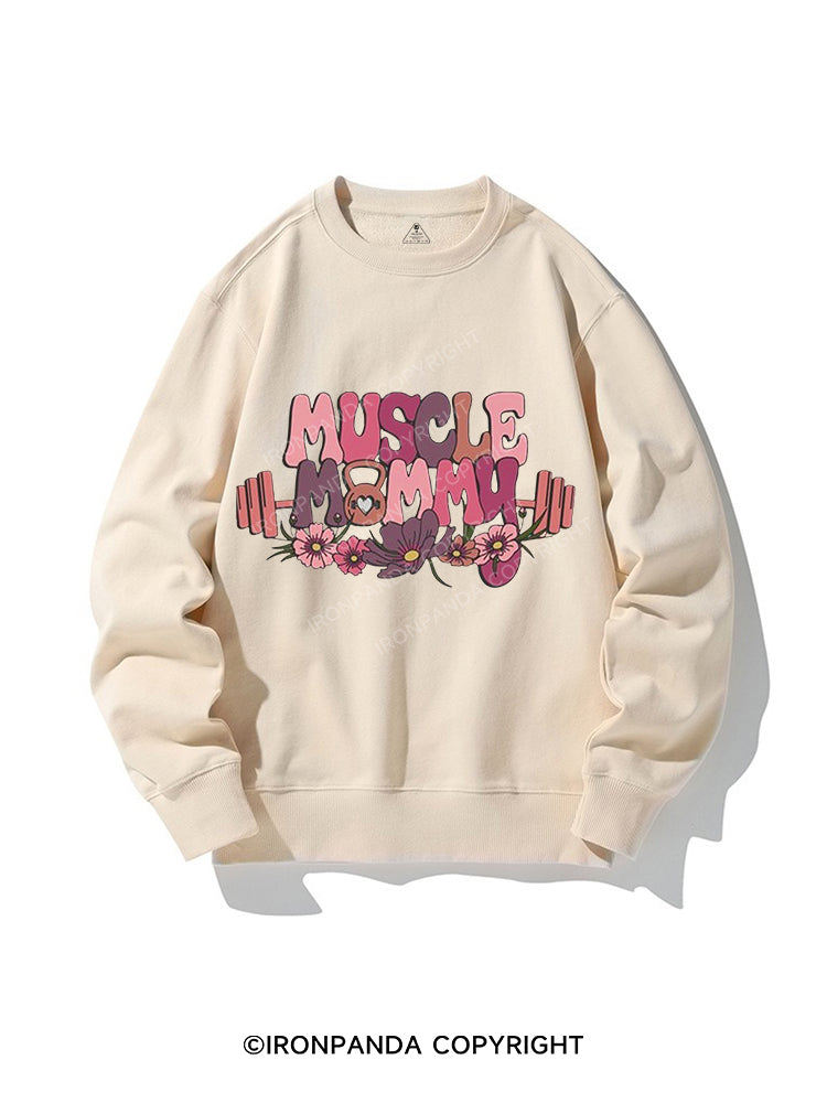 Muscle Mom  Oversized Crewneck Sweatshirt