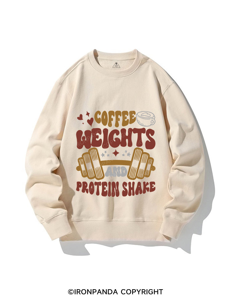 Coffee Weight Protein CREWNECK Sweatshirt