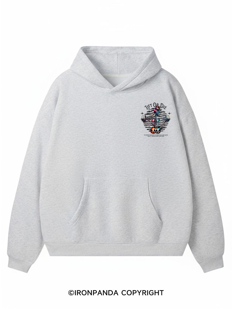 Lift or Die Premium Fleece Gym Hoodie
