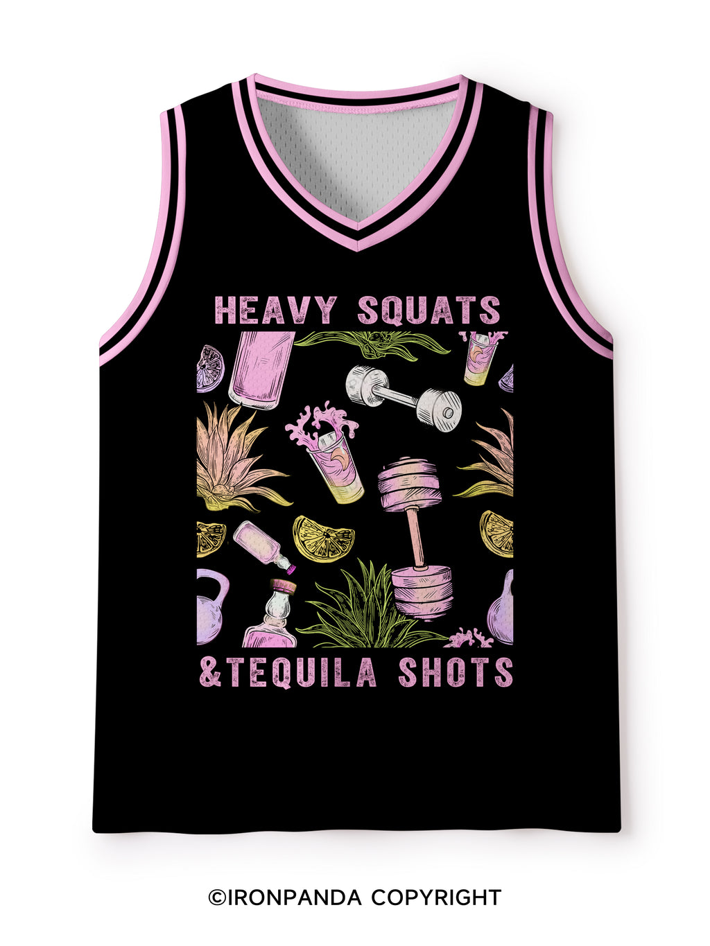 heavy squat Mesh Tank Top
