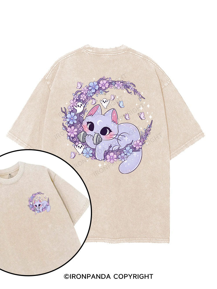 Moonlight Muscle printed Gym Shirt